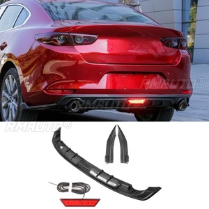 สำหรับ Mazda 3 Axela 2020+ ชุดแต่งกันชนหลัง ลิปสปลิตเตอร์ ดิฟฟิวเซอร์ ชุดแต่งตัวถังรถยนต์ ฝาครอบป้องกันกันชน อุปกรณ์ตกแต่งรถยนต์ - Product Image 2