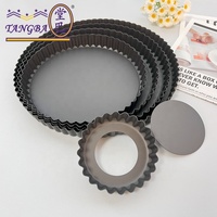 Tangba assiette à tarte aux fruits fond flottant gâteau oeuf tarte moule pudding tarte gâteau pâtisserie en acier au carbone matériau antiadhésif moule de cuisson