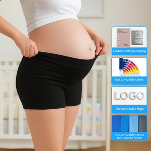 Sous-vêtements de maternité jetables à taille haute en tissu non tissé noir pour femmes, élastiques et amincissants, pour la récupération post-partum - Product Image 1