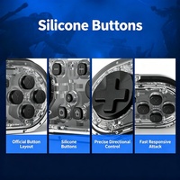 Mini manette sans fil compatible avec Switch Pro, éclairage réglable, compatible PC / Android / iOS