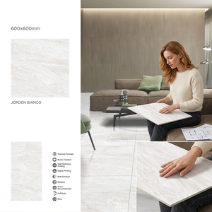 กระเบื้องพอร์ซเลน Irvin Light Marble Design ขนาด 600x600 มม. รุ่น Rectified GVT ผิวขัดเงา สีงาช้าง คอลเลคชั่นพื้นปู - Product Image 5