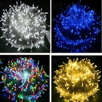 IP65 Wasserdichte 300LED Weihnachtsbaum-Lichterkette Dekorationsbeleuchtung 4 Farben EU 220V für Außenanwendungen