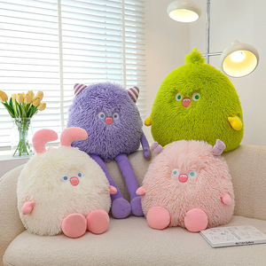 Peluche Personalizzato di Alta Qualità del Cookie <span class=keywords><strong>Monster</strong></span> Viola, Imbottitura in Poliestere e Cotone PP, 10-30CM, Vendita all'Ingrosso - Product Image 4