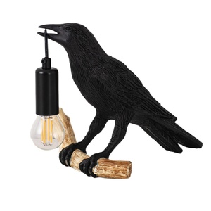 Creative Bird <b>LED</b> <b>Table</b> Lamp Dimmable Decor Creative Raven Night <b>Light</b> for Indoor Bedside Living Room with Touch Switch - Product Image 5