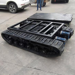 Xinta Robot véhicule à chenilles châssis train d'atterrissage pistes agricoles en caoutchouc acier chenille hydraulique/électrique modèle 1 an - Product Image 6