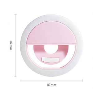 Anillo de Luz LED Recargable con Logotipo Personalizado Serigrafiado para Selfies con Celular - Product Image 4