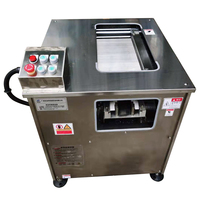 Machine industrielle de découpe de poisson en acier inoxydable 220V 1.1KW 200-300KG/H 1.5-6MM, machine à fileter le saumon