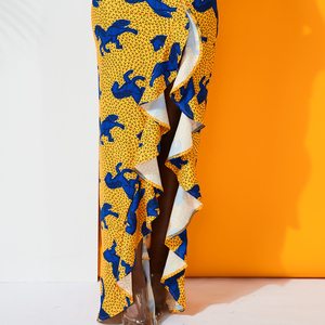 Haute qualité africain cire imprimer femmes Maxi <span class=keywords><strong>robe</strong></span> <span class=keywords><strong>Bazin</strong></span> Riche robes mode Ankara africain <span class=keywords><strong>Bazin</strong></span> Riche femmes <span class=keywords><strong>robe</strong></span> - Product Image 6