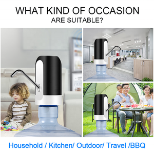 Mini dispensador de agua eléctrico automático recargable para botella - Product Image 3