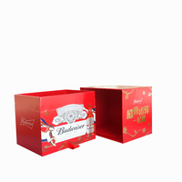 Boîte en carton d'emballage pour 6 bouteilles de bière, impression personnalisée de luxe, design exquis, fabriqué en Chine STPP