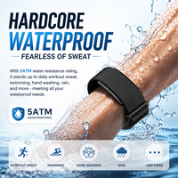 Bracelet Connecté Intelligent : Suivi de Santé, Moniteur de Sommeil, Montre Sportive Étanche, Appareil Portable IA pour Hommes et Soins Familiaux