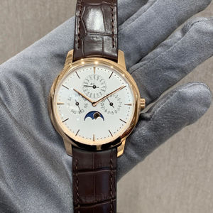 Reloj mecánico automático de buceo deportivo de lujo con logotipo personalizado, función de calendario impermeable y correa de cuero genuino de diseñador - Product Image 1