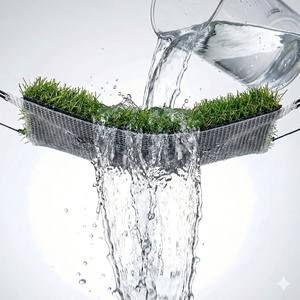 Césped Sintético Premium Sin Relleno de 30 mm, Césped Artificial de Fácil Mantenimiento para <span class=keywords><strong>Cubierta</strong></span> de Suelos Comerciales y Áreas de Juego - Product Image 5