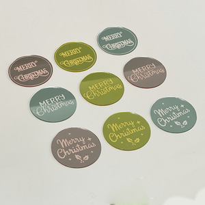 ของตกแต่งเค้กอะคริลิคคริสต์มาสลายน้ำผึ้งและรสหวาน  ท็อปเปอร์คัพเค้กแบบแกะสลักด้วยเลเซอร์ สำหรับตกแต่งขนมในช่วงเทศกาล - Product Image 2