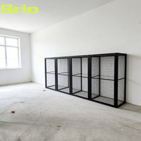 BRIO Casier de rangement ventilé à double porte battante avec conception CAD libre et circulation d'air pour atelier humide et hermétique