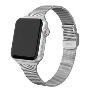 Reloj inteligente <span class=keywords><strong>Correa</strong></span> de muñeca Acero inoxidable Metal Estrecho Ajustable Malla <span class=keywords><strong>milanesa</strong></span> <span class=keywords><strong>Correa</strong></span> de reloj para <span class=keywords><strong>Apple</strong></span> <span class=keywords><strong>Watch</strong></span> - Product Image 6