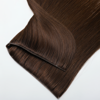 Nouvelle conception, extensions de cheveux 100% cheveux humains Remy, trame Genius à double trou des deux côtés, trame papillon