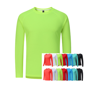 T-shirt de sport à manches longues pour homme, vente en gros du fabricant, séchage rapide, respirant, col rond, sweat-shirt pour les sports de plein air - Product Image 4