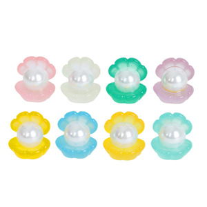 Lanshuo 3D Pearl <b>Shell</b> Glow In Dark DIY Jewelry Miniature Resin Phone Case Decorations Desktop <b>Ornaments</b> - Product Image 5