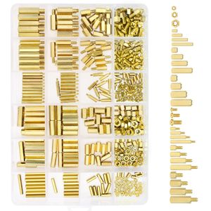 Baiguluo Brass Spacer Standoff Screw Nut Assortment Kit M2 M3 M4 422pcs General Purpose Construction Grade A - Product Image 2