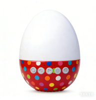 Haut-parleur portable 2026 Celebration Pod en forme d'œuf avec lumière colorée, rechargeable, sans fil, son festif, média sonore, bruit blanc
