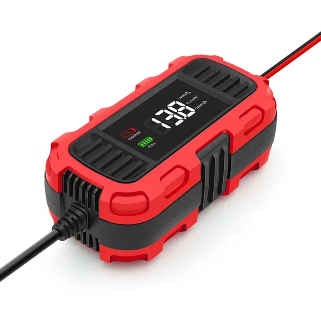 12V 2A Smart Battery Chargers Universal 4AH-30AH Fully Automatic Trickle Battery Charger for Car Motorcycle AGM EFB GEL