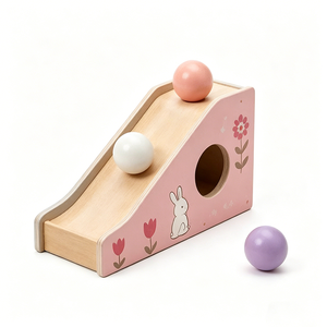 Juguete Educativo de Madera Montessori Personalizable de Fábrica, Fabricante Vietnamita, Caja de Permanencia del Objeto, Juego de Bolas de Madera para Bebés - Product Image 2