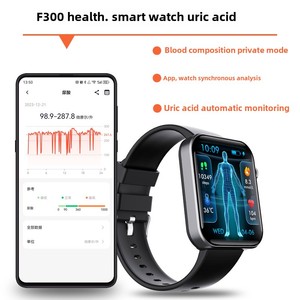 All-Day Heart Rate Detection ECG Monitoring IPS Display Smart <strong>Watch</strong> F300Ecg Foreign Trade iOS SOS IP67 Silicone Plastic - Product Image 2