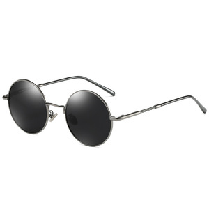 Jamie 907 Round Metal Sunglasses Polarized UV400 Unisex Fashion Shades - Product Image 5