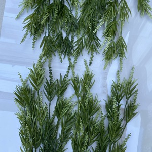 Plante artificielle Queyiyi à longues branches, herbe <span class=keywords><strong>malt</strong></span>ée à longues branches, décoration d'intérieur - Product Image 3
