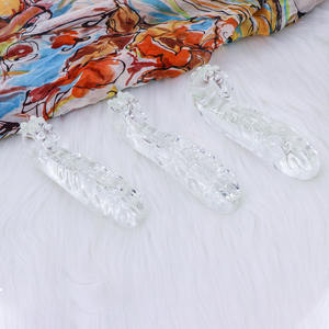 सुंदर स्पष्ट क्रिस्टल ग्लास गुदा प्लग और महिलाओं के लिए <span class=keywords><strong>Dildo</strong></span> के जी-स्पॉट प्रोस्टेट मालिश - Product Image 2