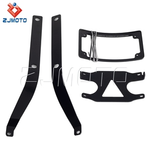 Pour Harley Fat <span class=keywords><strong>Bob</strong></span> FXFB FXFBS 2018-2024 Cadre de support de plaque d'immatriculation de relocalisation - Product Image 3