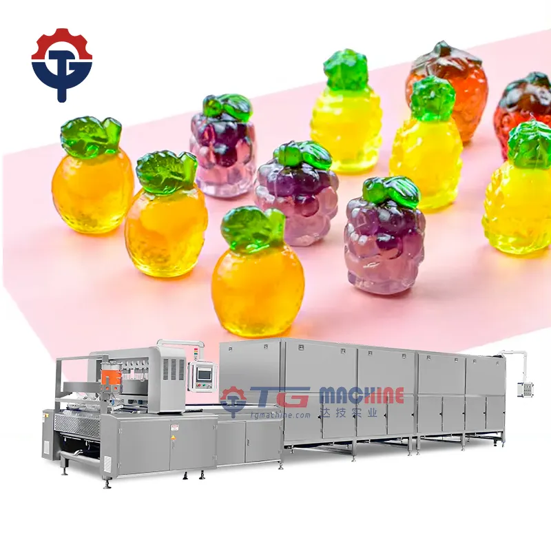 High capacity low cost gummy bear candy making facilities gelatin gummy candy facilities