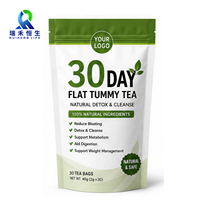 Té de Hierbas Naturales para el Cuidado Corporal, Etiqueta Privada Personalizada, Directo de Fábrica, para el Control de Peso durante 30 Días
