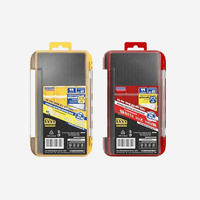 Kotak Pancing TG Source Factory MEPRO Dua Sisi 15 Kompartemen dengan Pembatas Busa T-type yang Dapat Disesuaikan untuk Umpan dan Kail Pancing Ikan Mas