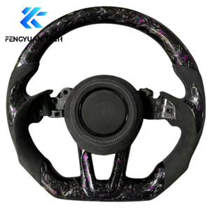 Volante Deportivo Mejorado de Fibra de Carbono Roja con LED y Calefacción para <span class=keywords><strong>Mazda</strong></span> <span class=keywords><strong>3</strong></span> 6 CX4 CX5 CX8 CX9 <span class=keywords><strong>MX5</strong></span> CX30 CX50 CX90 <span class=keywords><strong>2019</strong></span> 2020 - Product Image 4