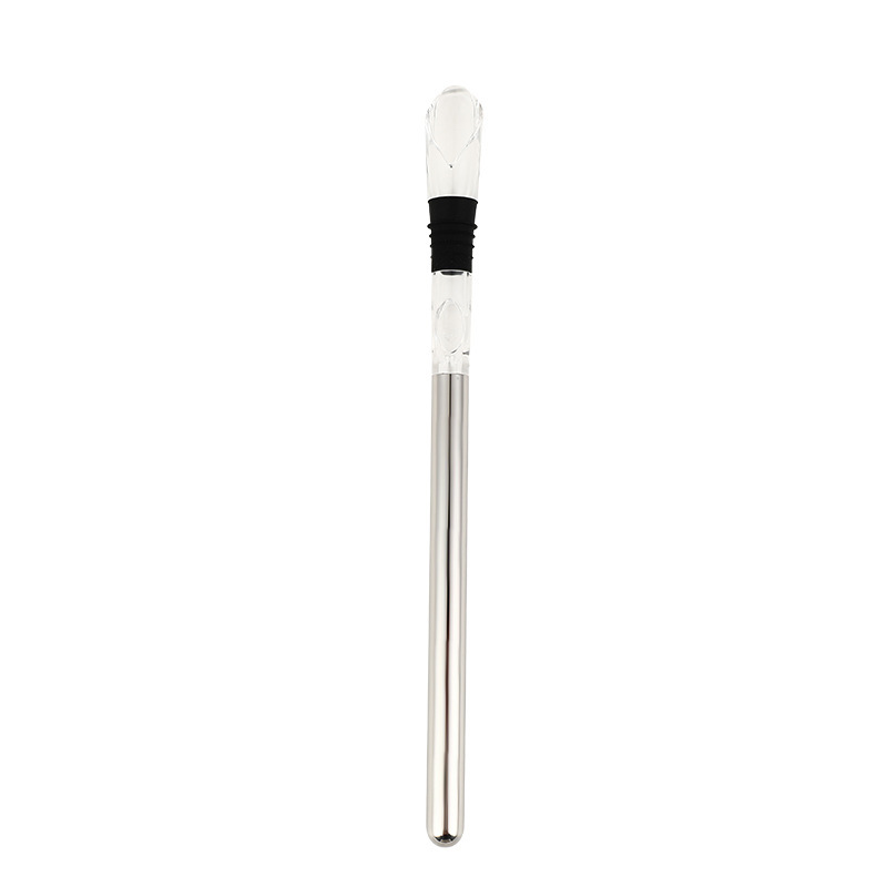 Bâton à vin de glace en acier inoxydable - 25x324cm - 195cm acier inoxydable