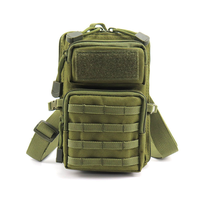 Sac de taille tactique multifonctionnel d'extérieur pour hommes, pochette pour téléphone de 7 pouces avec passant de ceinture, pochette utilitaire verticale Molle EDC pour la randonnée