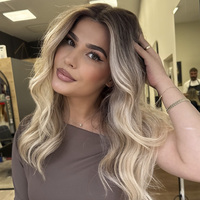 Pelucas de Cabello Humano Virgen con Frente de Encaje 13x4, Color Castaño Ceniza con Reflejos 12A, Calidad Kosher, para Mujer