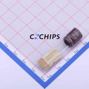 EKYA101ETD470MJC5S ตัวเก็บประจุอลูมิเนียมอิเล็กโทรไลติกผ่านรู D10xL12.5mm 47uF 20% 100V 480mA-100kHz - Product Image 1