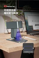 Machine de marquage laser portable à refroidissement par air, adaptée aux métaux et aux non-métaux