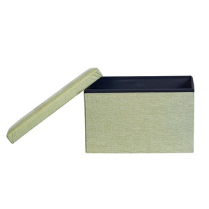 Caja de almacenamiento otomana plegable, taburete de reposapiés de almacenamiento plegable para libros, juguetes para niños, artículos diversos, taburete de reposapiés para sala de estar - Product Image 6