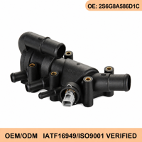 Ensemble de thermostat de liquide de refroidissement Wanray pour Fiesta Focus 1.6L, remplacement du système de refroidissement WF209105 M2S6G8A586D1C
