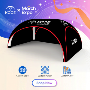 DDP 4.5m 6m Custom Idea Blow up <span class=keywords><strong>Tent</strong></span> Inflável Event Shelter <span class=keywords><strong>Tent</strong></span> para atividades de marca comercial com paredes reversíveis Zip-off - Product Image 1