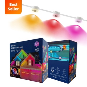 Luxfond độ tin <span class=keywords><strong>c</strong></span>ậy Đảng tường trang trí nội thất thông minh App Wifi điều khiển đầy màu sắ<span class=keywords><strong>c</strong></span> <span class=keywords><strong>c</strong></span>ó thể điều chỉnh ngoài trời rgbic LED ánh sáng vĩnh viễn - Product Image 1