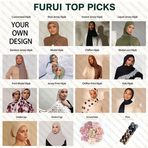 Pañuelo Hijab Modal de Alta Calidad FRC, Pañuelo Hijab de Algodón y Viscosa, Transpirable, Ligero y Suave, Pañuelo Musulmán de Modal de Bambú para Mujer - Product Image 2