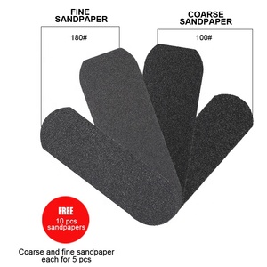 أفضل مبيعًا: مبرد أقدام احترافي مزدوج الجوانب مع ورق صنفرة لاصق قابل للاستبدال وشفرة من الفولاذ المقاوم للصدأ لإزالة الجلد الميت - Product Image 4