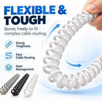 Goulotte de câblage flexible de type ouvert en PVC pour armoires électriques, panneaux de commande et équipements d'automatisation