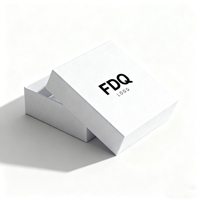 Nouvelle boîte cadeau en carton rigide estampillée à chaud avec feuille d'or recyclable pour exposition, supermarché, épicerie et promotion
