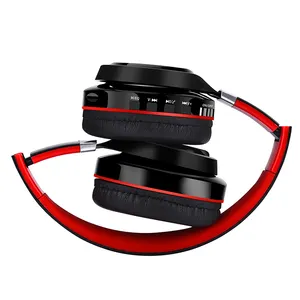 Аутентичная лучшая стереогарнитура для игр hifi повязка на голову складные наушники беспроводные BT наушники
